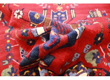 Persian carpet Nomadic 176x137 cm Red