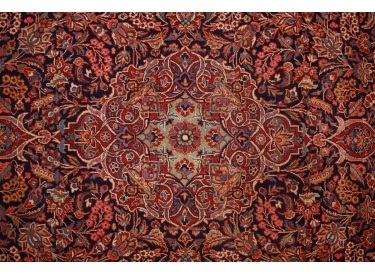 Antiker Perserteppich "Kashaan" Wollteppich 206x136 cm