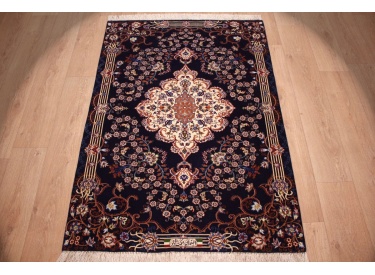 Perser Teppich  Isfahan mit Seide 157x111 cm Meisterknüpfung