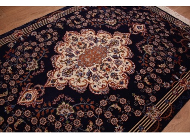 Persian carpet  Esfahan with silk 157x111 cm Masterpiece