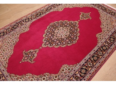 Persian carpet "Taabriz" with Silk160x100 cm Pink