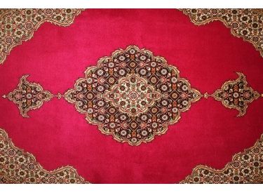 Persian carpet "Taabriz" with Silk160x100 cm Pink