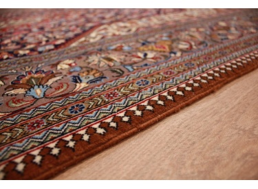 Perser Teppich Ghom Orientteppich 224x144 cm Dunkelblau