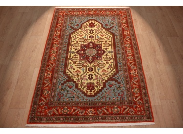 Persian carpet "Ghom" virgin wool 208x141 cm