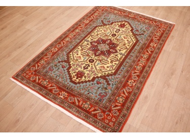 Persian carpet "Ghom" virgin wool 208x141 cm