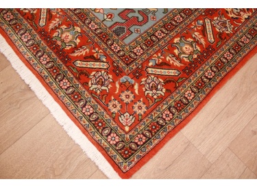 Persian carpet "Ghom" virgin wool 208x141 cm