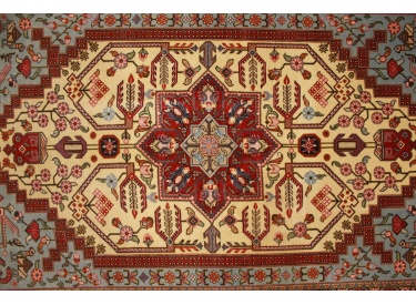 Persian carpet "Ghom" virgin wool 208x141 cm