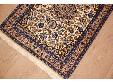 Persian carpet Isfahan on Silk 91x68 cm very fine