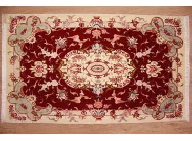 Perserteppich Täbriz Orientteppich mit Seide  97x57 cm