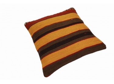 Oriental Kilim Pillow cushion natural colors & wool ca. 40x40 cm