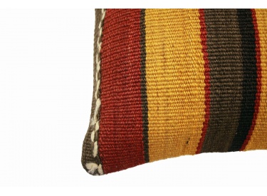 Oriental Kilim Pillow cushion natural colors & wool ca. 40x40 cm