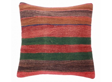 Oriental Kilim Pillow cushion natural colors & wool ca. 40x40 cm