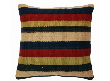 Oriental Kilim Pillow cushion natural colors & wool ca. 40x40 cm