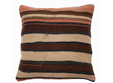 Oriental Kilim Pillow cushion natural colors & wool ca. 40x40 cm