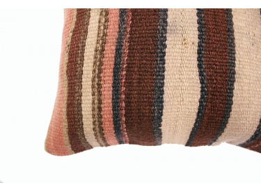 Oriental Kilim Pillow cushion natural colors & wool ca. 40x40 cm