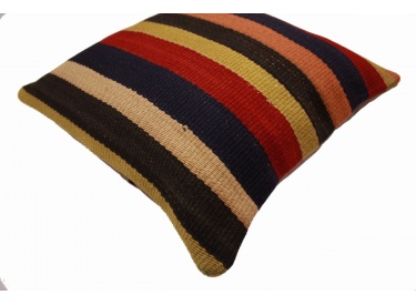 Oriental Kilim Pillow cushion natural colors & wool ca. 40x40 cm