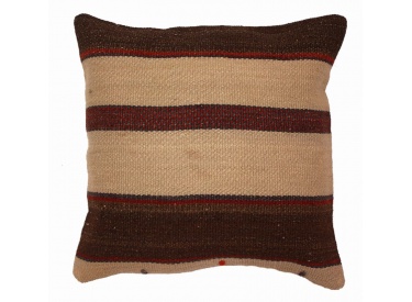 Oriental Kilim Pillow cushion natural colors & wool ca. 40x40 cm