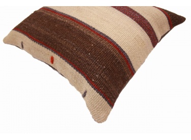 Oriental Kilim Pillow cushion natural colors & wool ca. 40x40 cm