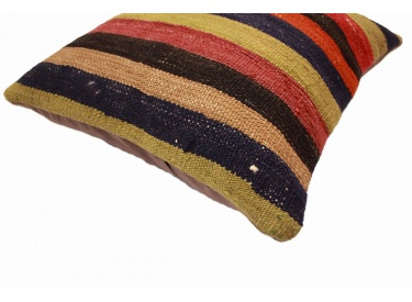 Oriental Kilim Pillow cushion natural colors & wool ca. 40x40 cm