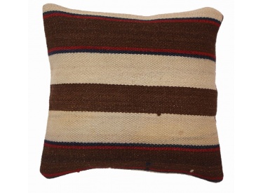 Oriental Kilim Pillow cushion natural colors & wool ca. 40x40 cm