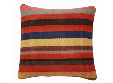 Oriental Kilim Pillow cushion natural colors & wool ca. 40x40 cm