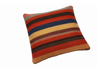 Oriental Kilim Pillow cushion natural colors & wool ca. 40x40 cm