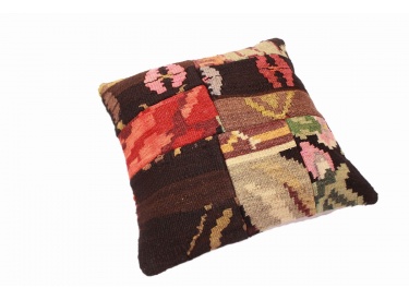 Oriental Kilim Pillow cushion natural colors & wool ca. 40x40 cm