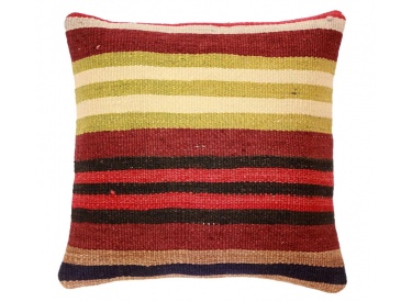 Oriental Kilim Pillow cushion natural colors & wool ca. 40x40 cm