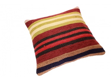 Oriental Kilim Pillow cushion natural colors & wool ca. 40x40 cm