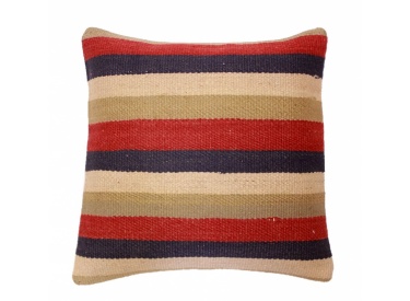 Oriental Kilim Pillow cushion natural colors & wool ca. 40x40 cm