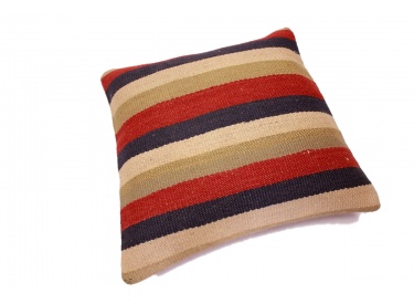 Oriental Kilim Pillow cushion natural colors & wool ca. 40x40 cm