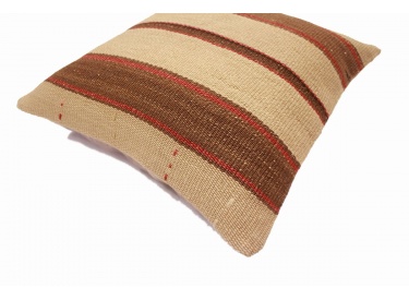 Oriental Kilim Pillow cushion natural colors & wool ca. 40x40 cm