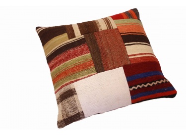 Oriental Kilim Pillow cushion natural colors & wool ca. 40x40 cm