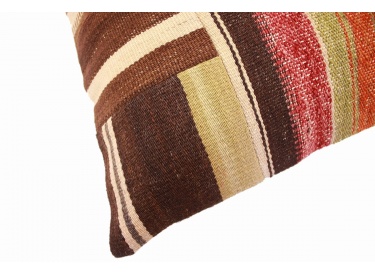 Oriental Kilim Pillow cushion natural colors & wool ca. 40x40 cm