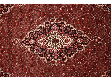 Perserteppich Bidjar mit Seide 214x129 cm Rot