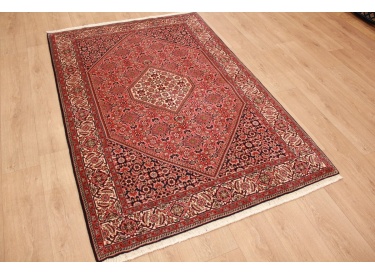 Persian carpet Bidjar oriental rug 206x139 cm Red