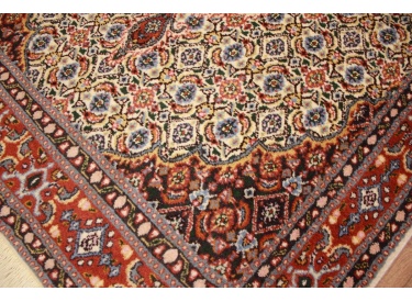 Persian carpet Moud with silk 144x97 cm Beige