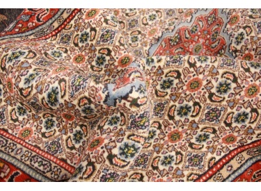 Persian carpet Moud with silk 145x95 cm Beige