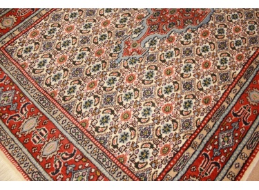 Persian carpet Moud with silk 145x95 cm Beige