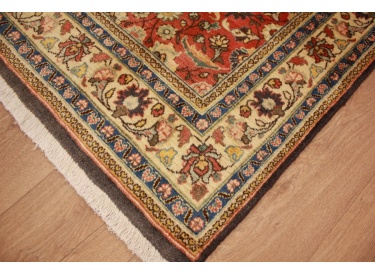 Fine Persian carpet Ghom Wool 212x123 cm Red