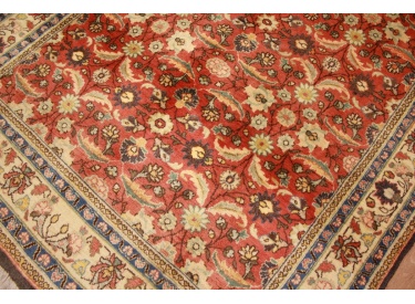 Fine Persian carpet Ghom Wool 212x123 cm Red