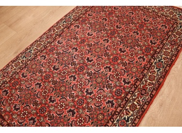 Persian carpet Bidjar wool carpet 146x83 cm Red