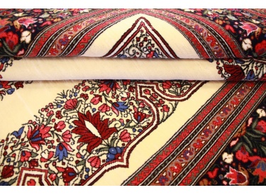 Persian carpet Ghom virgin wool 202x140 cm Beige