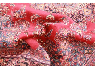 Persian carpet Mashhad virgin wool 336x257 cm Red