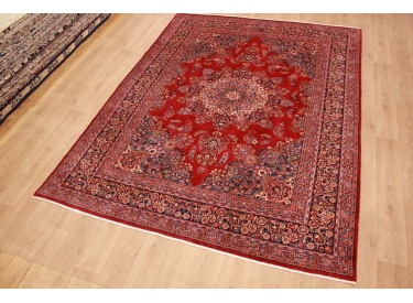 Perser Teppich Maschad Wollteppich 336x257 cm Rot