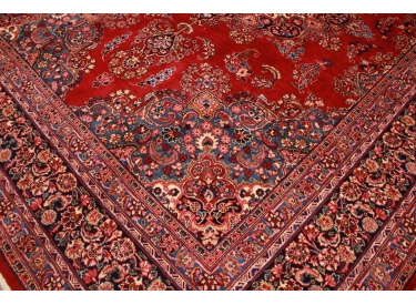 Persian carpet Mashhad virgin wool 336x257 cm Red
