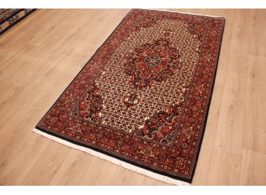 Persian carpet Bijar with Silk 227x130 cm oriental rug