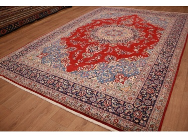 Perser Teppich Maschad Wollteppich 352x245 cm Rot