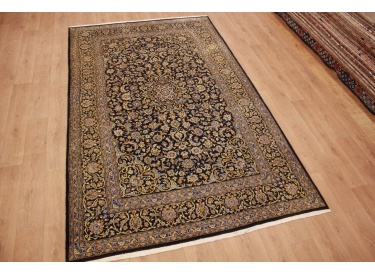 Persian carpet Kashan pure wool 323x228 cm Blue