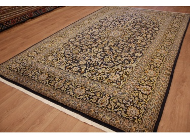 Persian carpet Kashan pure wool 323x228 cm Blue